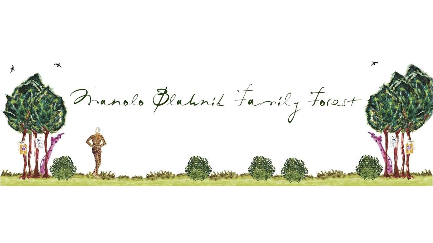 Manolo Blahnik Family Forest